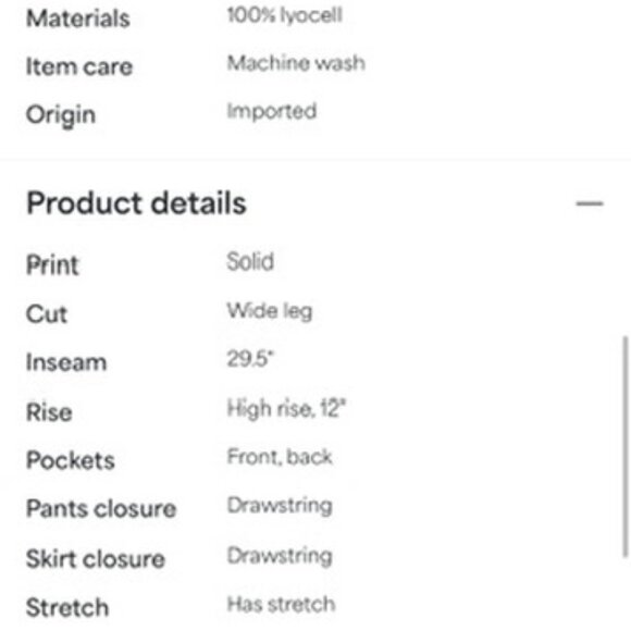 Women's Blue Wide-Leg Jeans - Picture 6 of 6